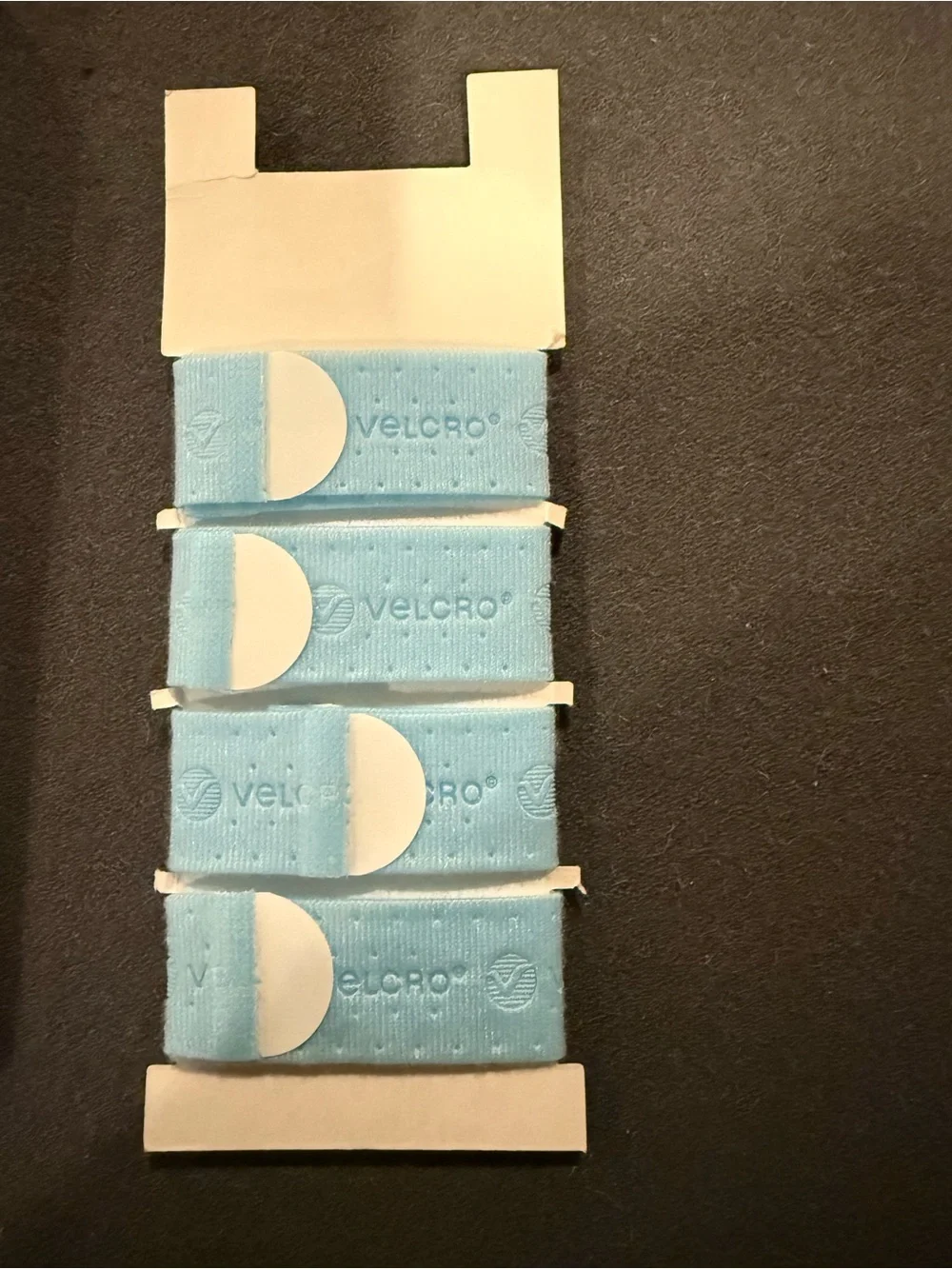 VELCRO Brand Face Mask Extender Straps 4 pk Light Blue, 12
